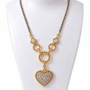 Collar de Rodio corazón