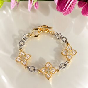 Pulsera Dorada y Plateada