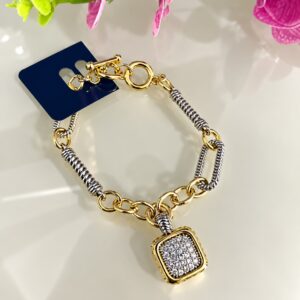 Pulsera Dorada y Plateada