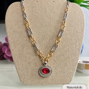 Collar Dorado y Plateado