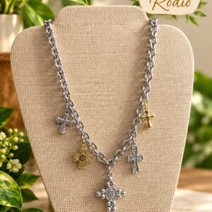 Collar Dorado y Plateado